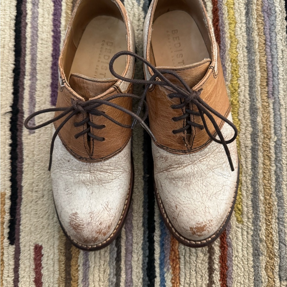 Bed Stu FURY *LIKE-NEW!* Oxford vintage -looking women's saddle shoes 6.5